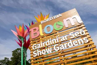 Bloom entrance to the show gardens