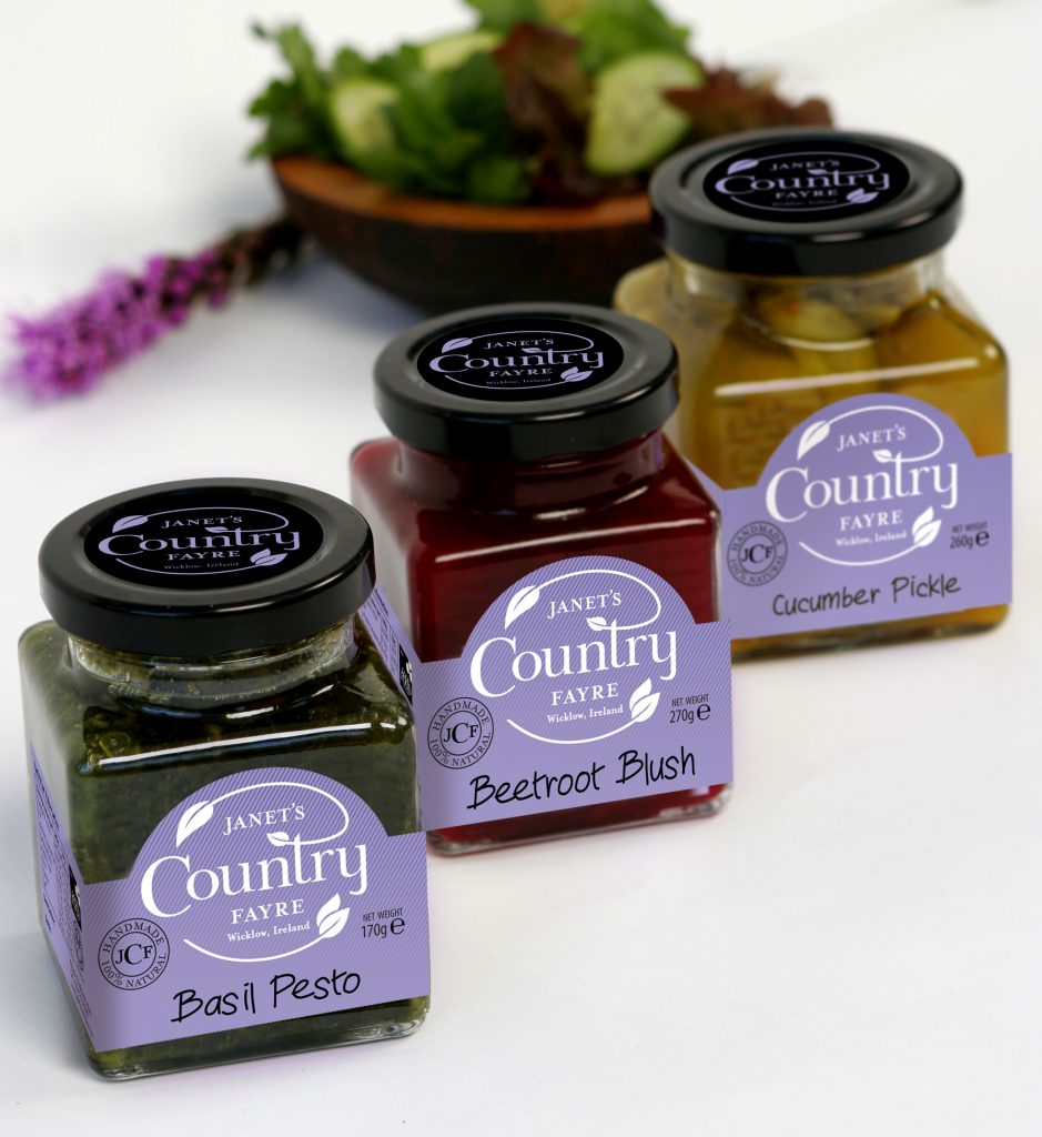 Janet's Country Fayre jars
