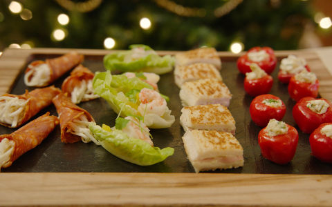 Feta-Style Sheep’s Cheese and Artichoke Stuffed Peppadews