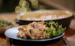 Neven’s Leftover Turkey, Ham and Leek Pie