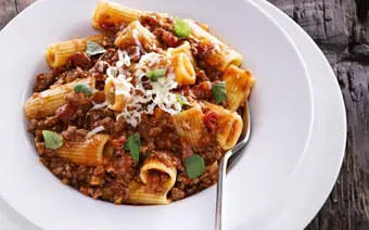 Rigatoni with Beef