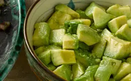 Tomato, Red Onion and Avocado Salad