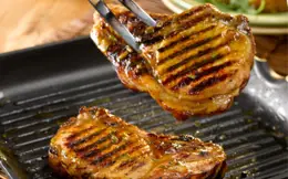 Pan-fried Pork Chops with Orange and Rosemary