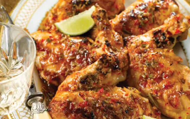 Roast Chicken with Chilli and Ginger