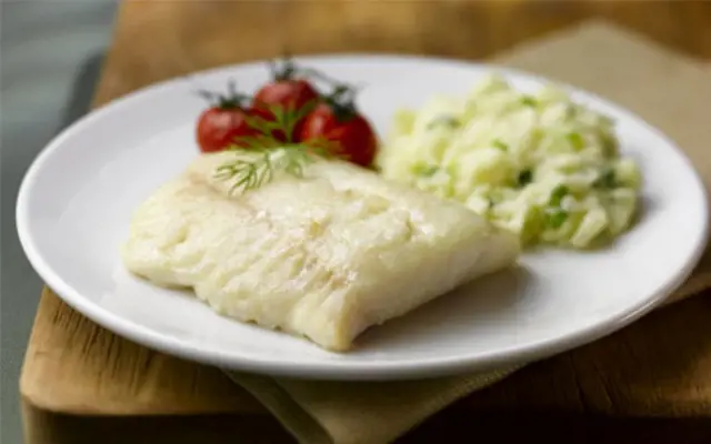 Roast Haddock with Champ