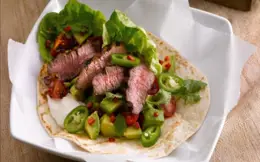 Spicy Beef Tortilla Wraps
