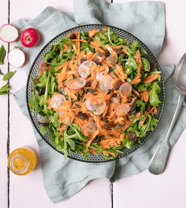 Carrot and Pumpkin Seed Salad