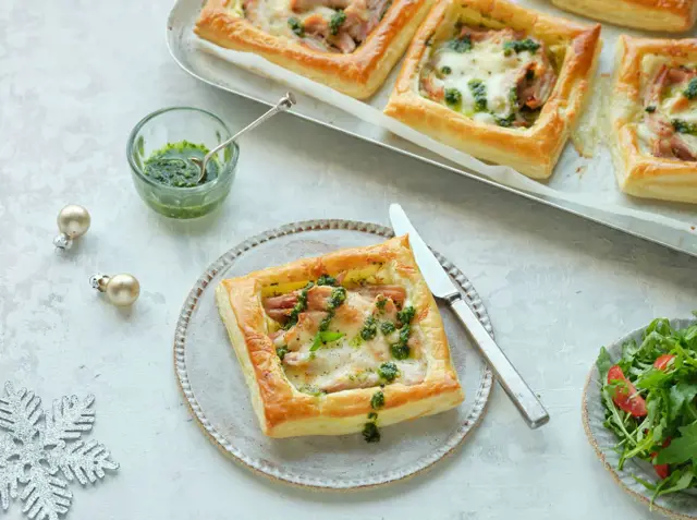 Ham and Cheese Tarts