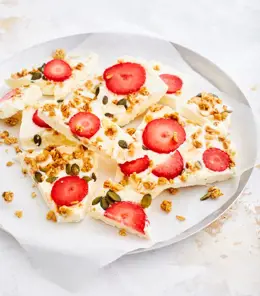 Strawberry Yogurt Bark