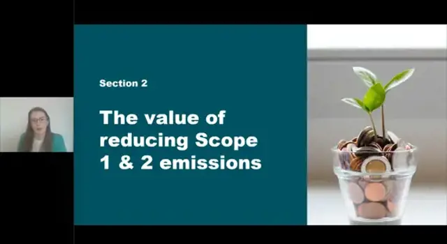 The Value of Reducing Scope 1 & 2 Emissions