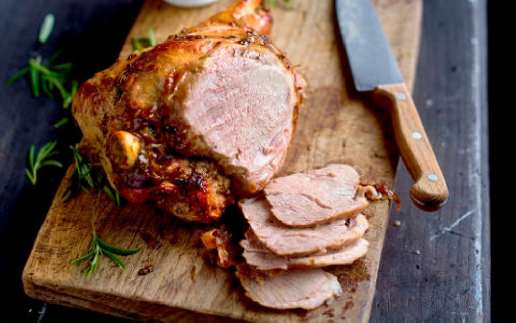 Leg of Lamb with Garlic and Rosemary