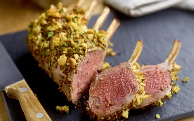 Rack of Lamb with a Parsley Crust