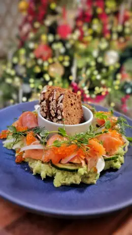 Neven's Smoked Salmon and Trout Wreath