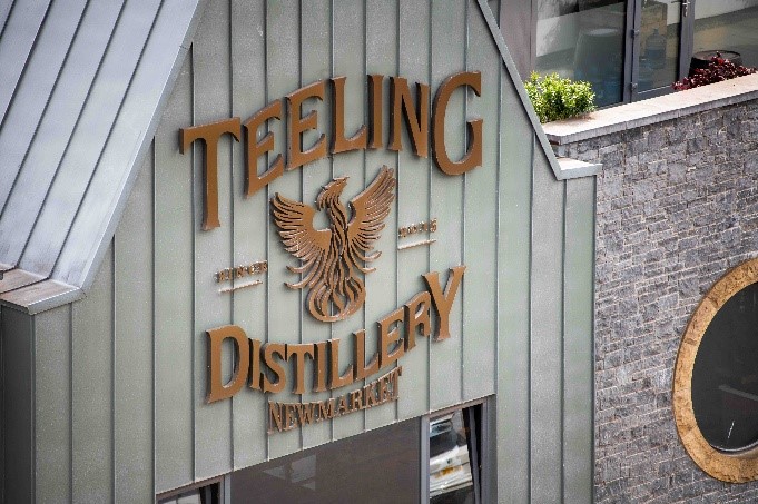 Teeling's sign on building