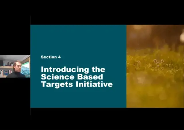 Introducing the Science Based Targets Initiative