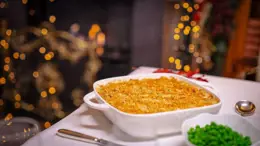 Neven's Seafood and Leek Gratin